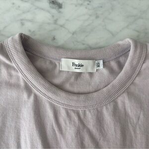 The Frankie Shop Eva Lilac Muscle Tee